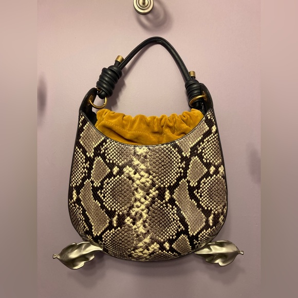Thacker Python Bo Drawstring Purse. - Picture 3 of 8